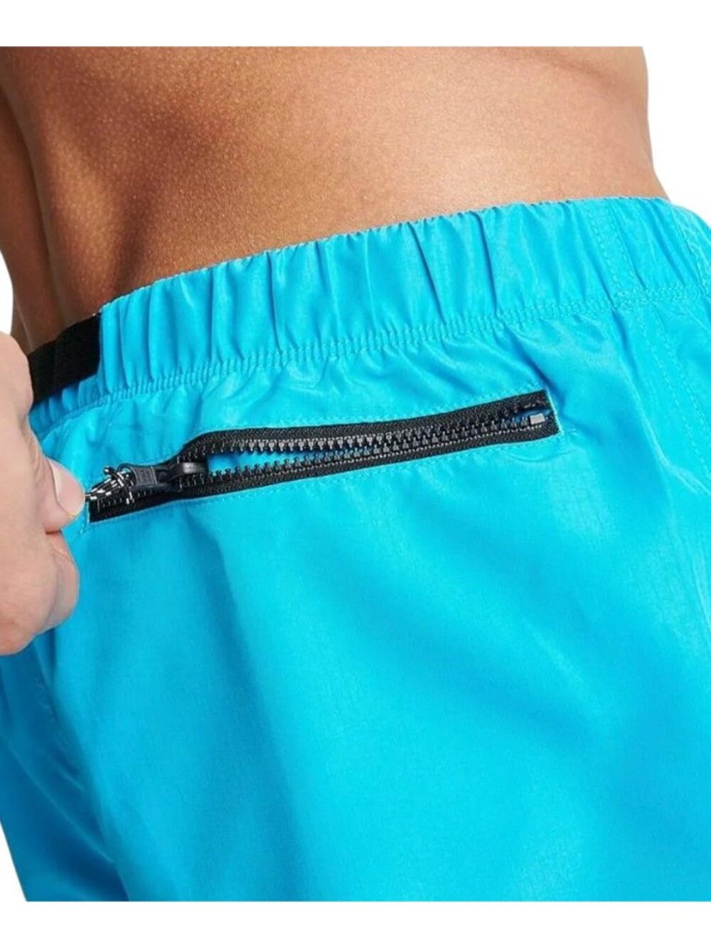 Nike Swim Blue Belted Packable 5" Volley Short NESSB522-480 Mens L NEW with Tags - Picture 7 of 12